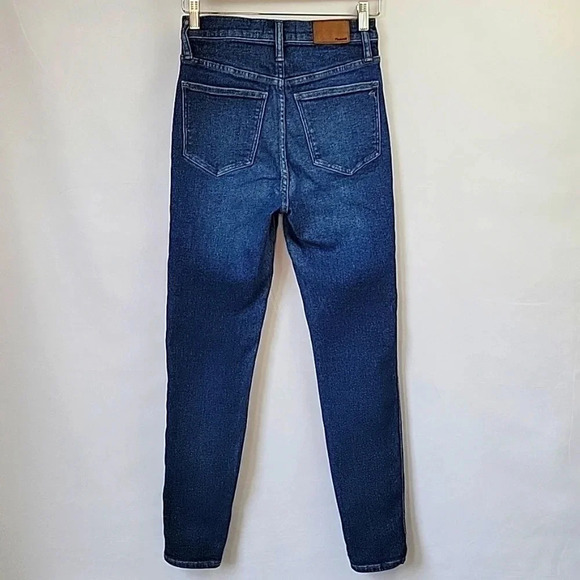 Madewell Jeans 10" High Rise Skinny Medium Wash Size 26 - Picture 3 of 16